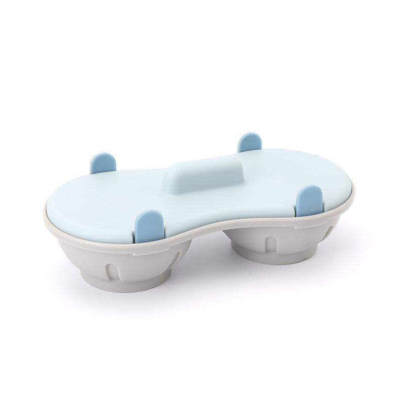 Innovative Microwave Double Egg Poacher with Lid