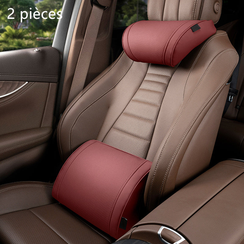 🥳2026 HOT SALE🥳💞Over 50,000 sold!💥🚗✨ Flash sale – 50% off! Ergonomic set with headrest and lumbar support for car seats