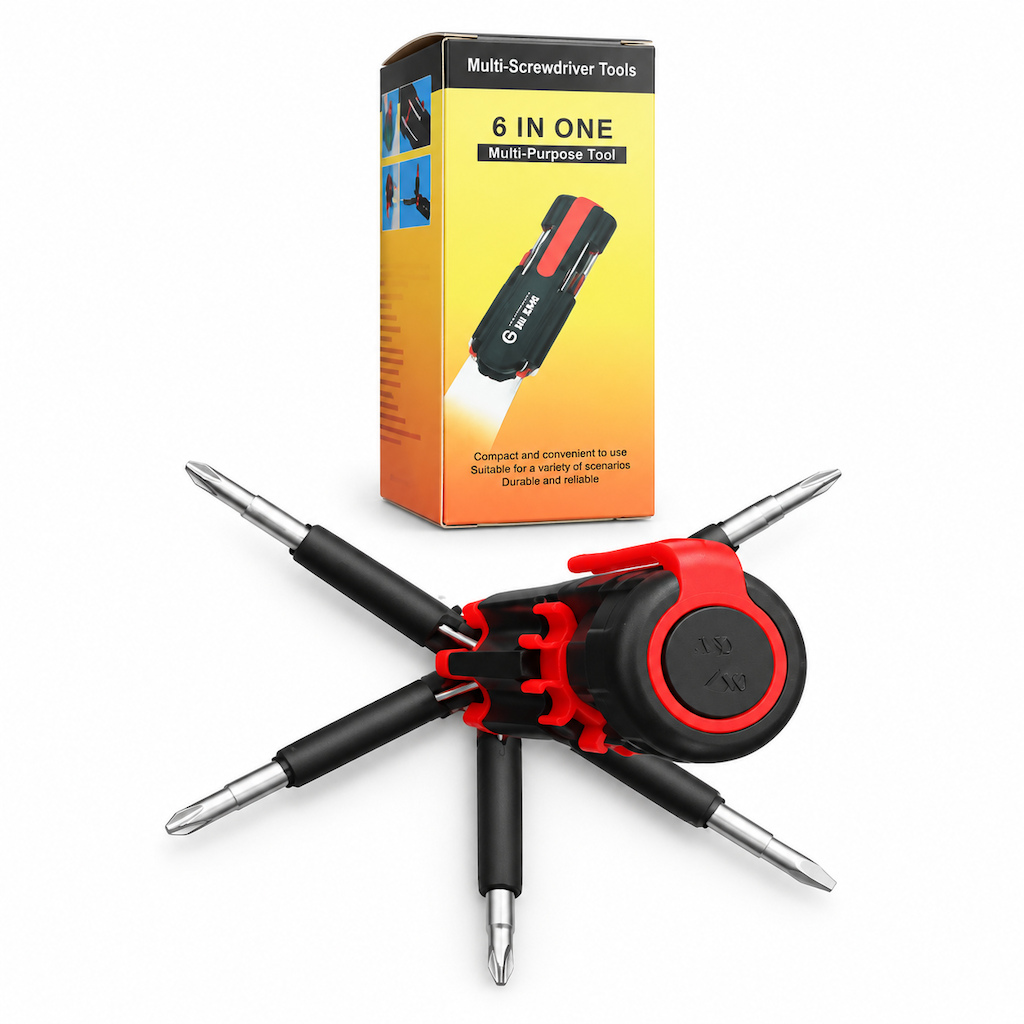 π2027 New Arrivals 50% OFFπ₯ Folding Multi-Bit Screwdriver with LED