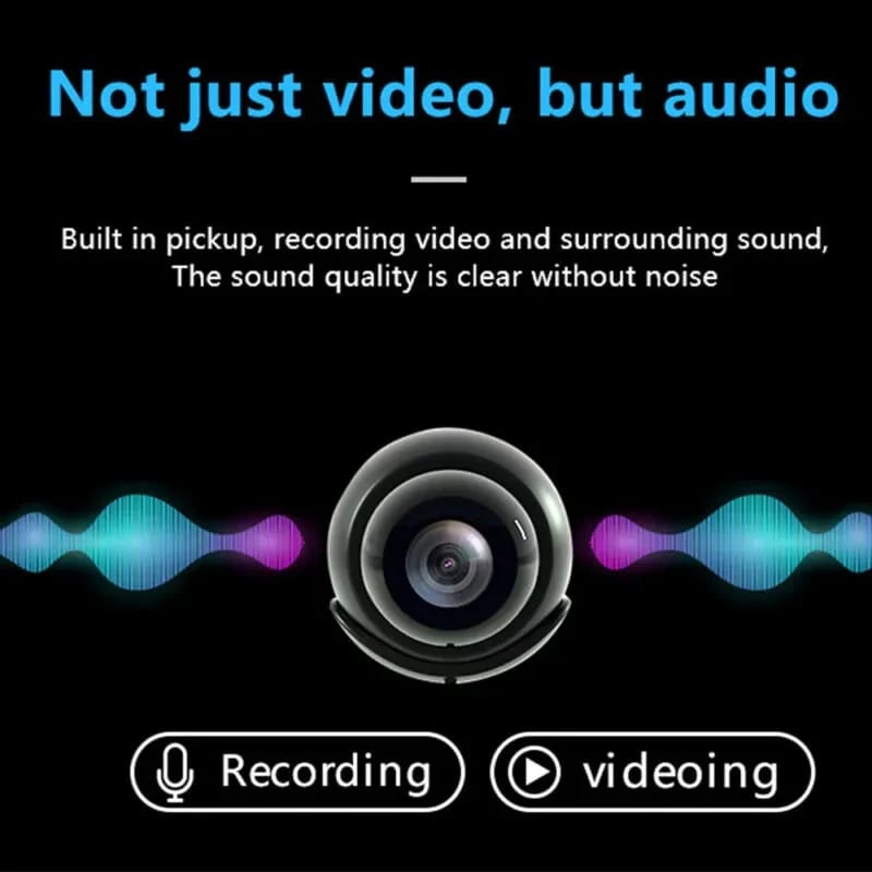 📸  1080P Mini Wireless Camera Coin-sized, install anywhere, remote real-time monitoring via smartphone.