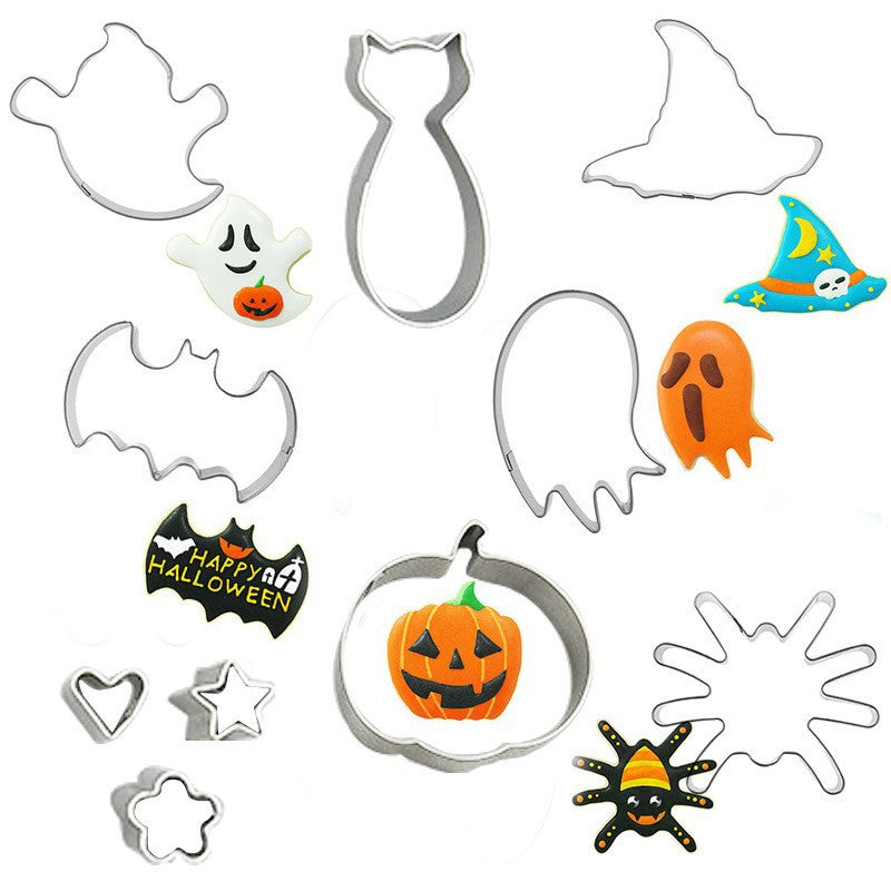 PumpkinTap™ Halloween Pattern Punch Mold Set