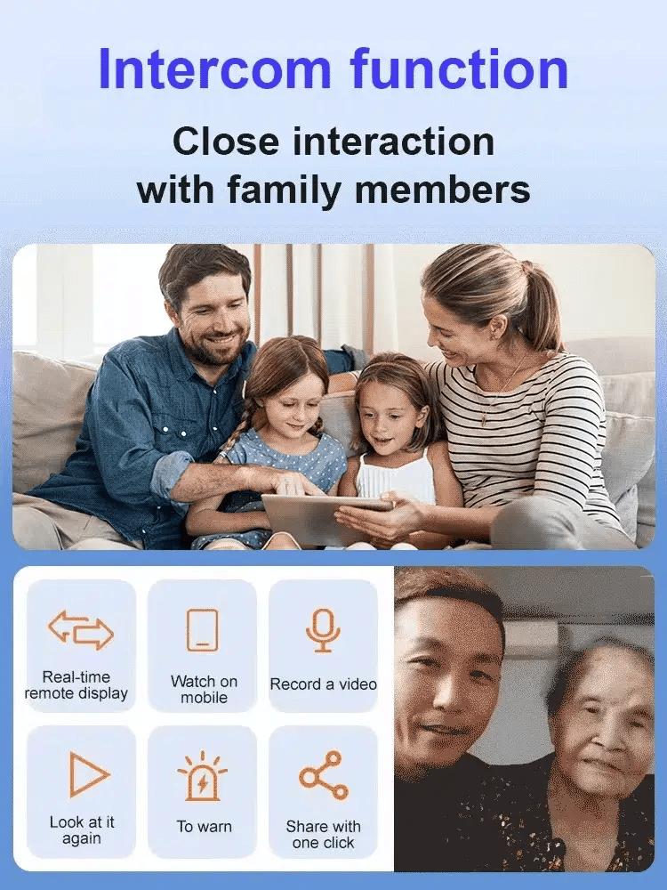 📸  1080P Mini Wireless Camera Coin-sized, install anywhere, remote real-time monitoring via smartphone.