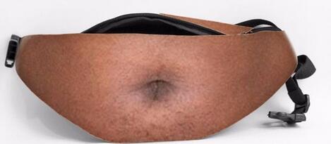 Viral Big Belly Waist Pack – Creative Anti-Theft Simulation Beer Belly Pouch