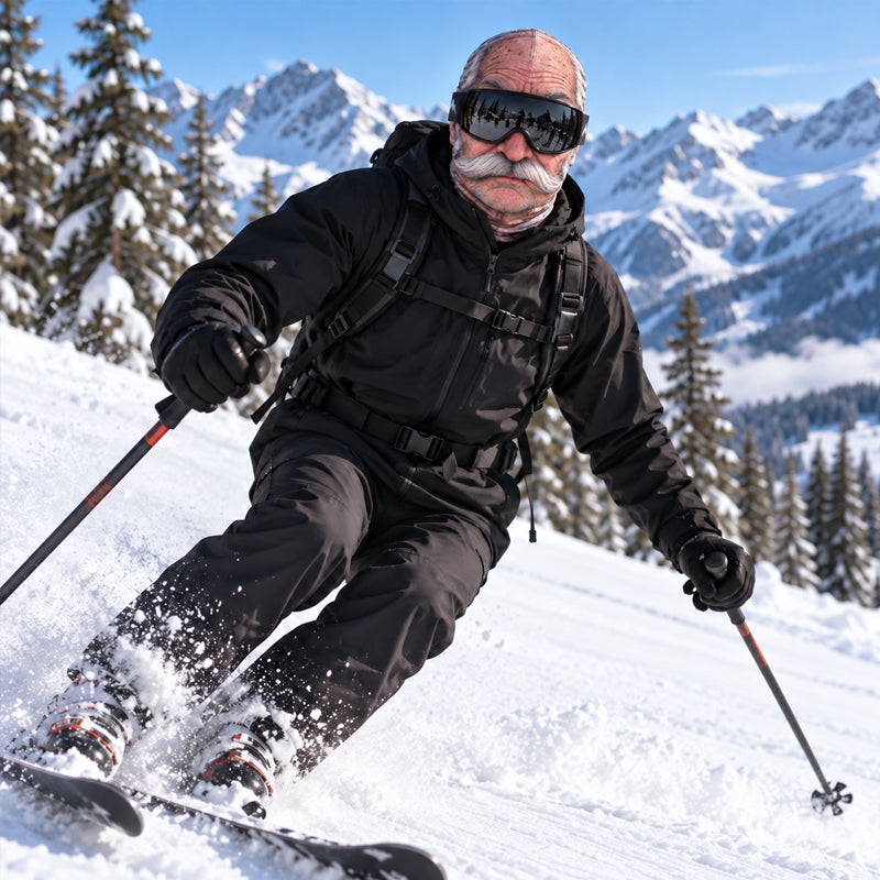 🎁😂 Fun, realistic ski mask - the perfect gift for winter enthusiasts!