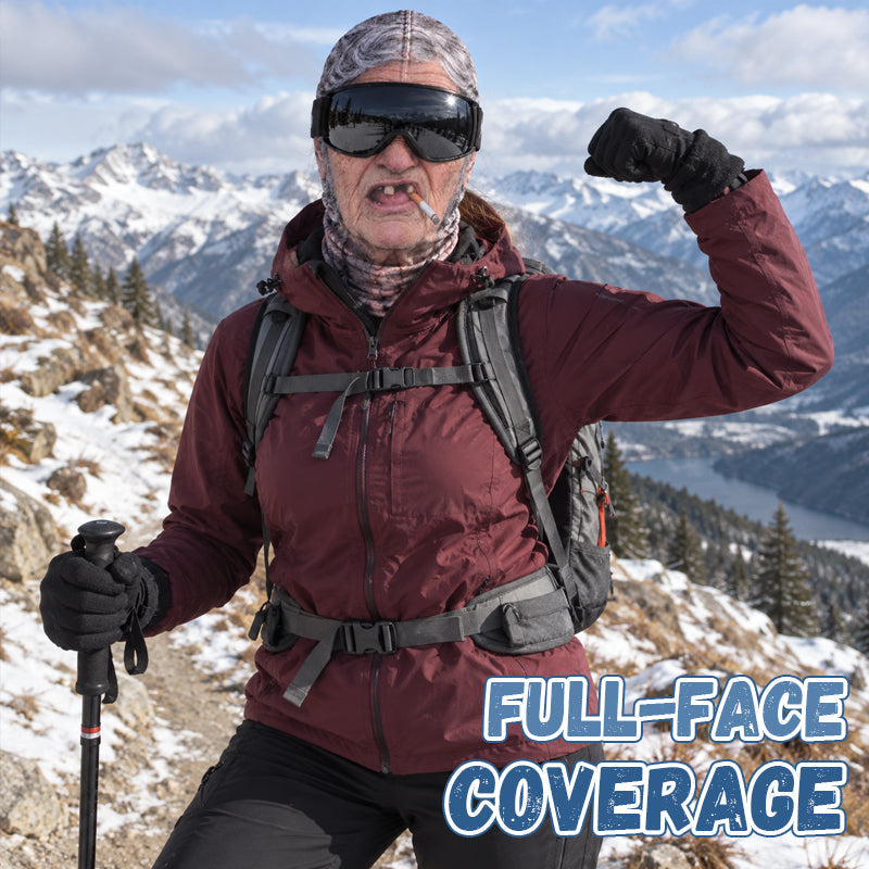 🎁😂 Fun, realistic ski mask - the perfect gift for winter enthusiasts!