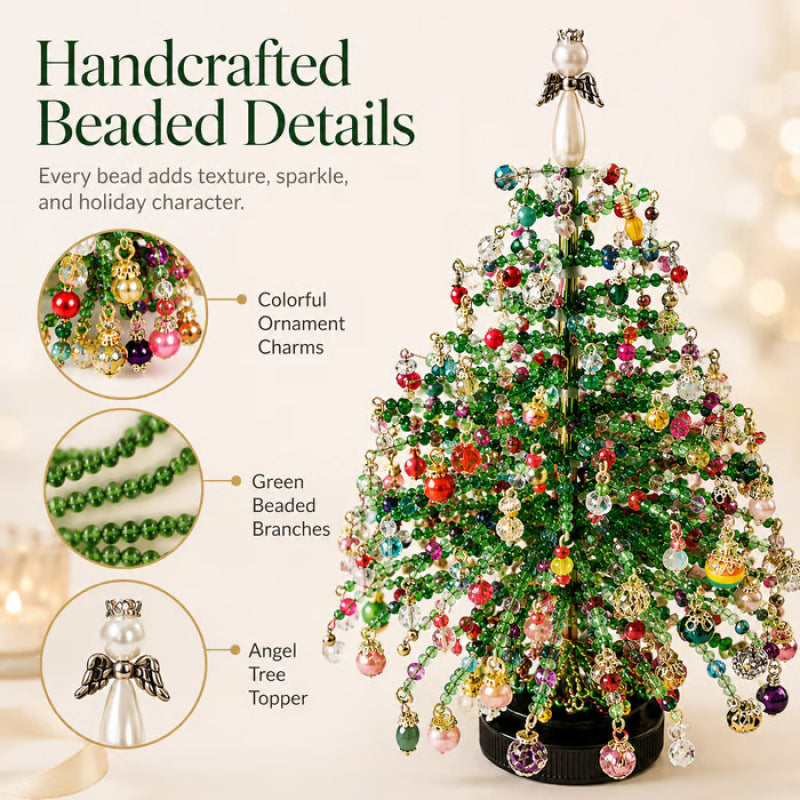 🎄✨Easy DIY Holiday Craft / Beaded Christmas Tree