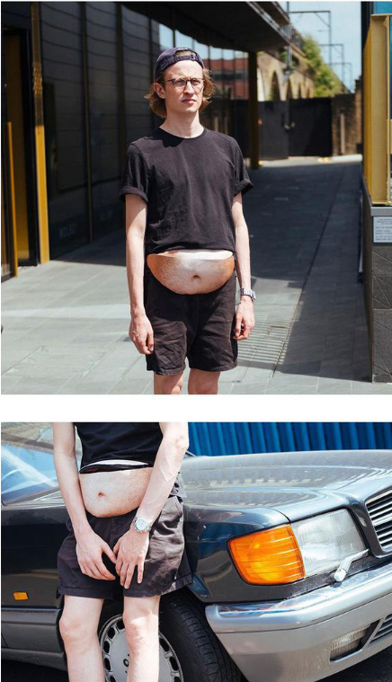 Viral Big Belly Waist Pack – Creative Anti-Theft Simulation Beer Belly Pouch