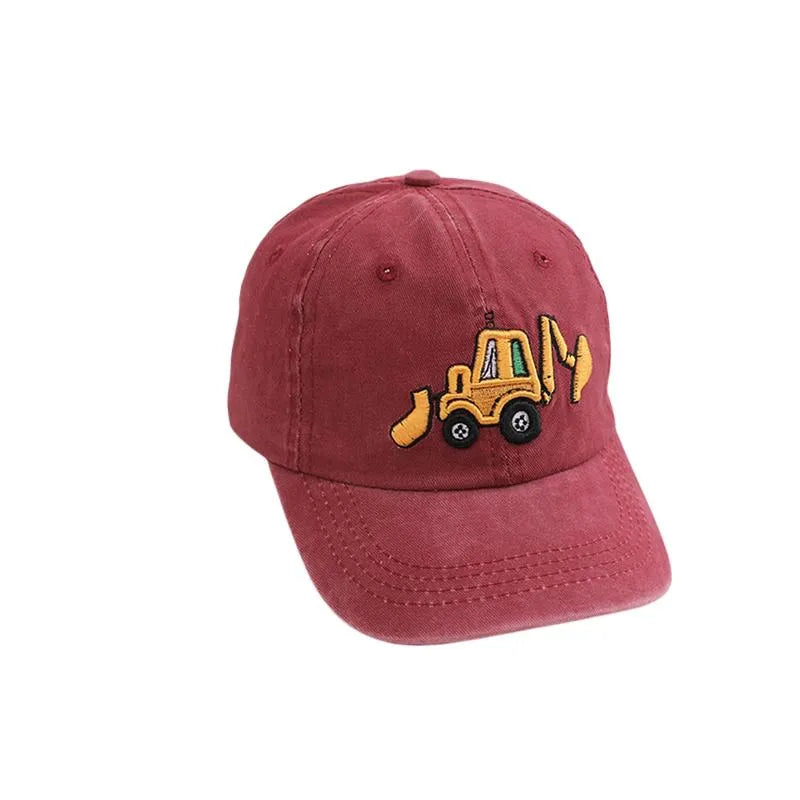 🚜Toddler Excavator Baseball Hat