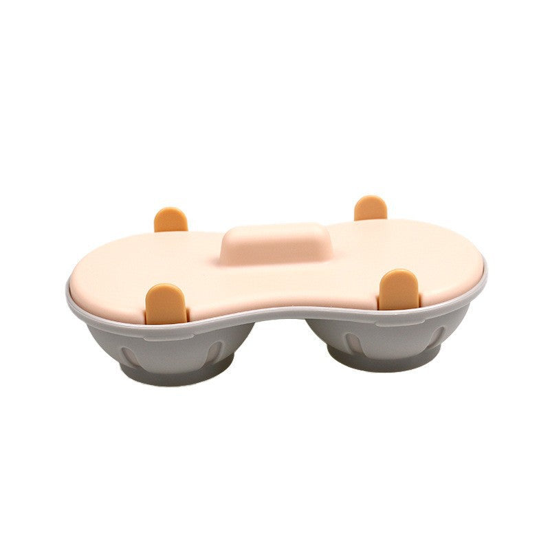 Innovative Microwave Double Egg Poacher with Lid