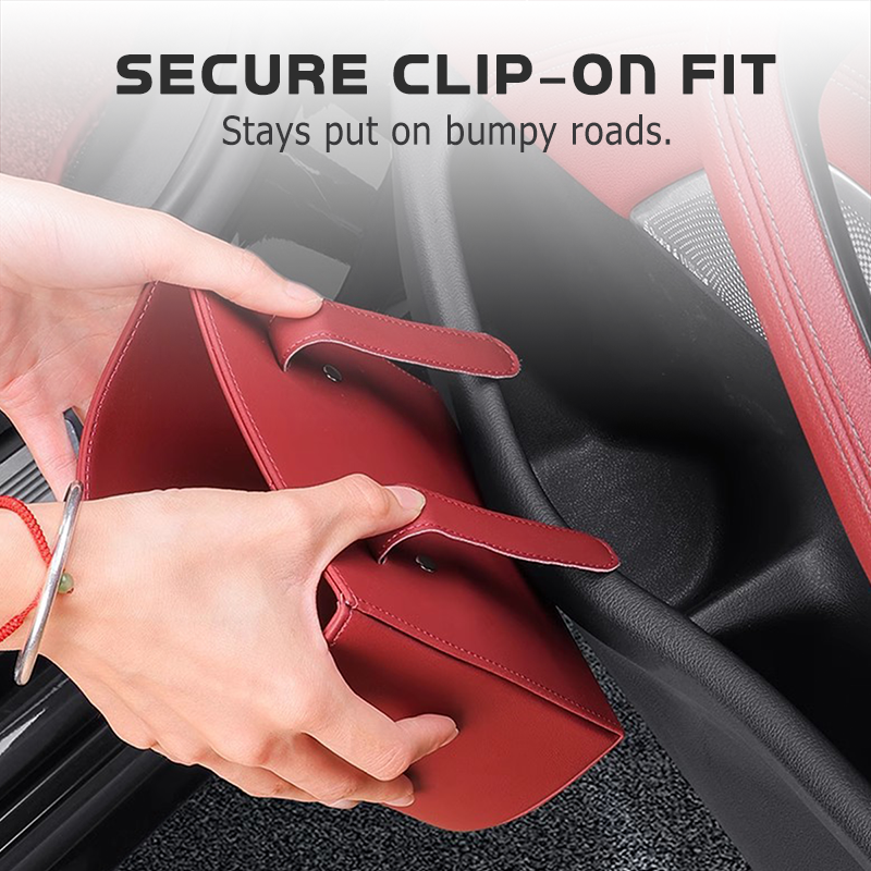 🥳BIG SALE 2026🥳💞Over 50,000 sold!🚗🧺 50% OFF! Leather cup holder for car doors – Wide opening, easy access to drinks and your phone. Secure attachment with a clip. PU leather, durable and stylish.