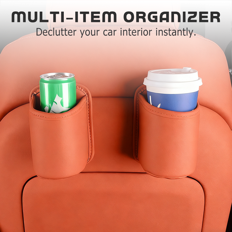🥳BIG SALE 2026🥳💞Over 50,000 sold!🚗🧺 50% OFF! Leather cup holder for car doors – Wide opening, easy access to drinks and your phone. Secure attachment with a clip. PU leather, durable and stylish.
