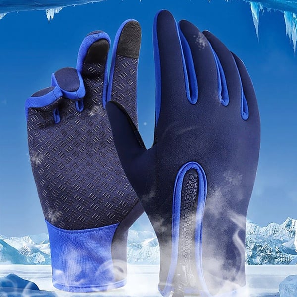 Outdoor Winter Gloves, Touchscreen andWindproof Full-Finger Gloves for Sports, Travel,and Daily Activities