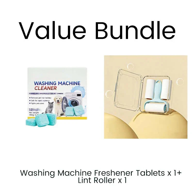 🔥Buy 2 Get 1 Free🎁Washing Machine Cleaner – 12 tablets, deep cleans inner tank & pet hair. 🧼