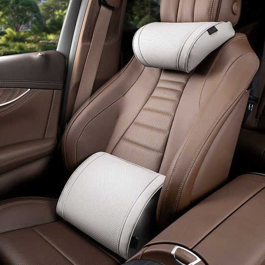 🥳2026 HOT SALE🥳💞Over 50,000 sold!💥🚗✨ Flash sale – 50% off! Ergonomic set with headrest and lumbar support for car seats