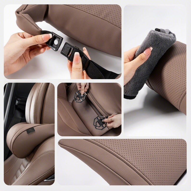 🥳2026 HOT SALE🥳💞Over 50,000 sold!💥🚗✨ Flash sale – 50% off! Ergonomic set with headrest and lumbar support for car seats