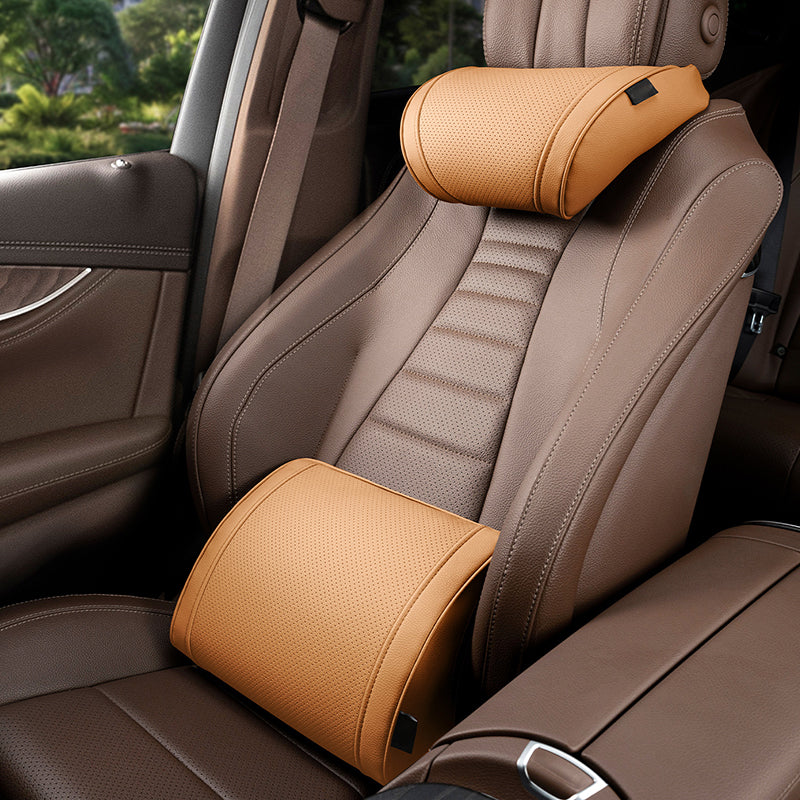 🥳2026 HOT SALE🥳💞Over 50,000 sold!💥🚗✨ Flash sale – 50% off! Ergonomic set with headrest and lumbar support for car seats