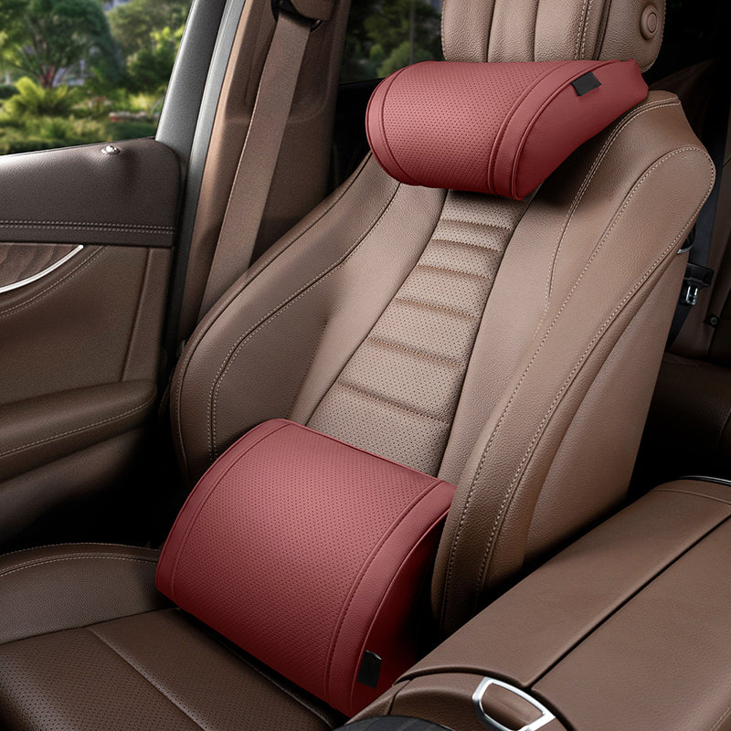 🥳2026 HOT SALE🥳💞Over 50,000 sold!💥🚗✨ Flash sale – 50% off! Ergonomic set with headrest and lumbar support for car seats