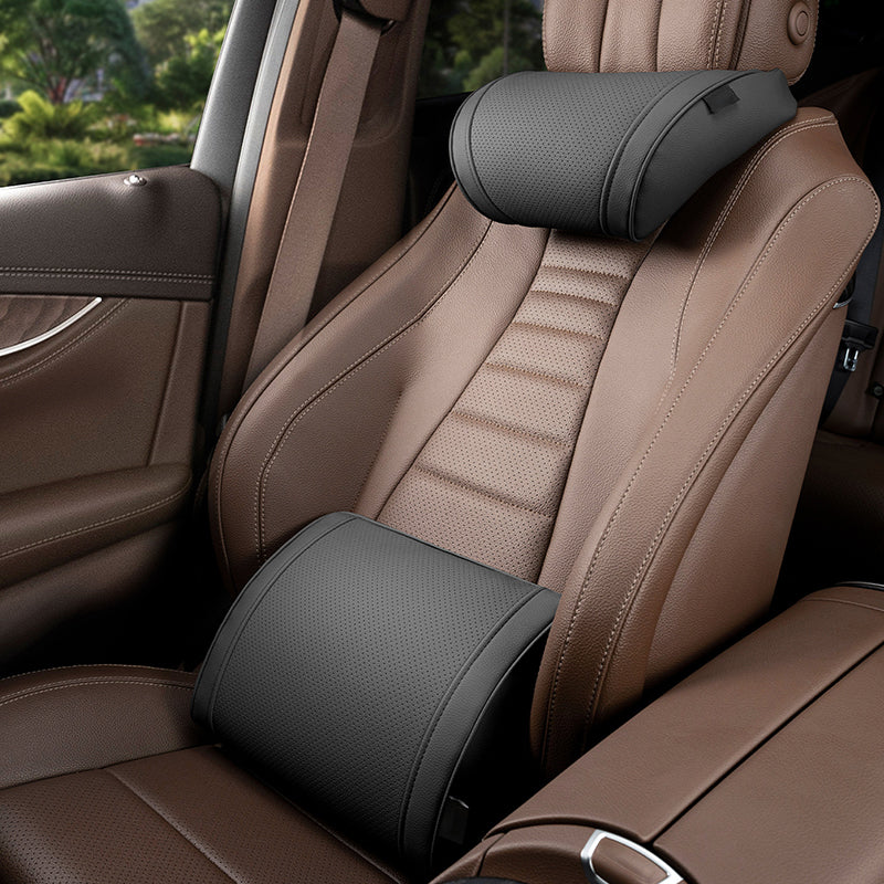 🥳2026 HOT SALE🥳💞Over 50,000 sold!💥🚗✨ Flash sale – 50% off! Ergonomic set with headrest and lumbar support for car seats