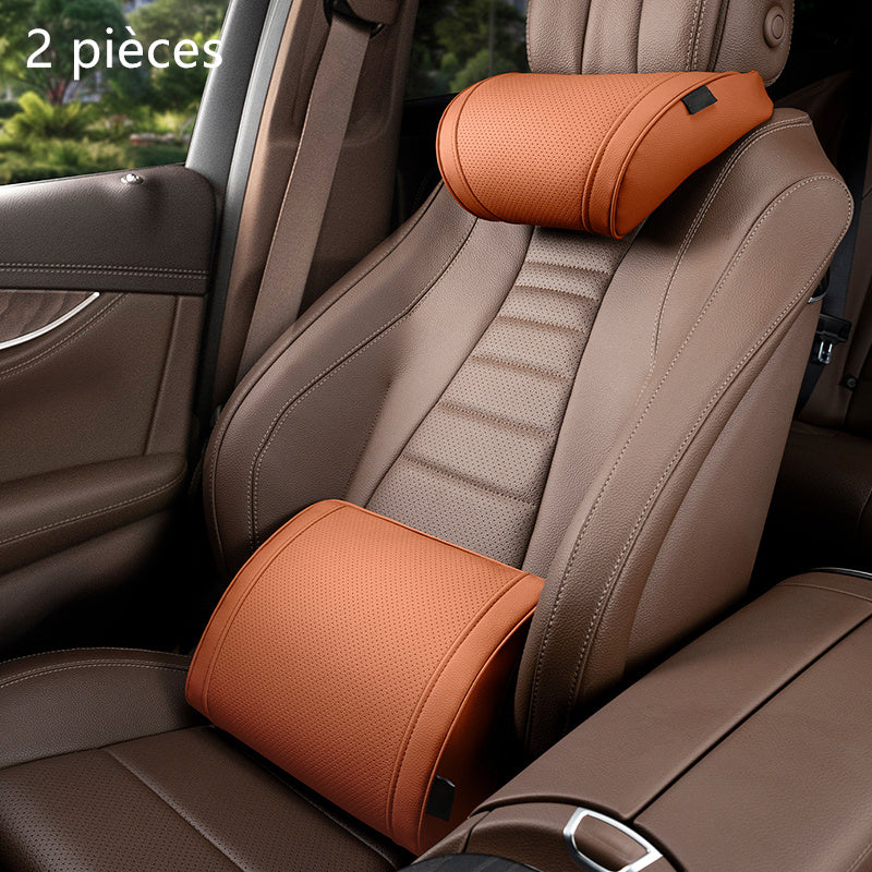 🥳2026 HOT SALE🥳💞Over 50,000 sold!💥🚗✨ Flash sale – 50% off! Ergonomic set with headrest and lumbar support for car seats