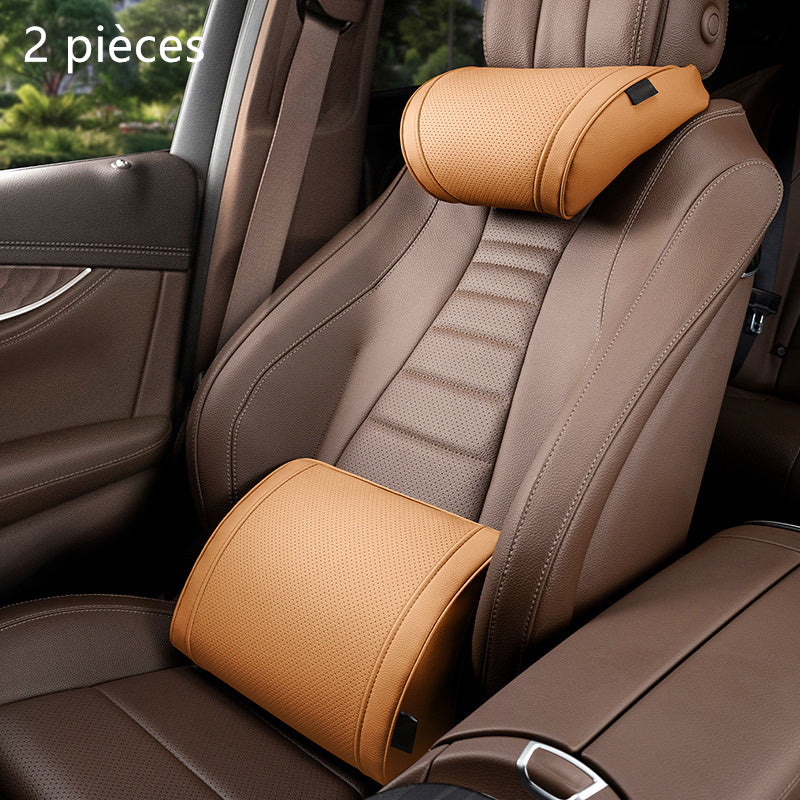 🥳2026 HOT SALE🥳💞Over 50,000 sold!💥🚗✨ Flash sale – 50% off! Ergonomic set with headrest and lumbar support for car seats