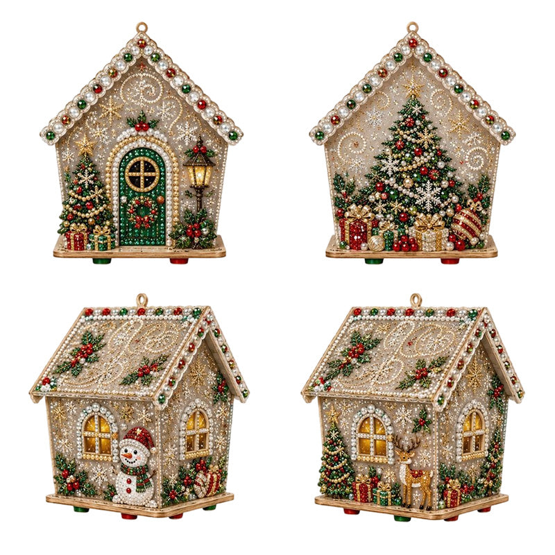 🎄 Last Day Special Price £19.99!🎅 3D Pearl Art Christmas Kit — Sparkling DIY Holiday Decor
