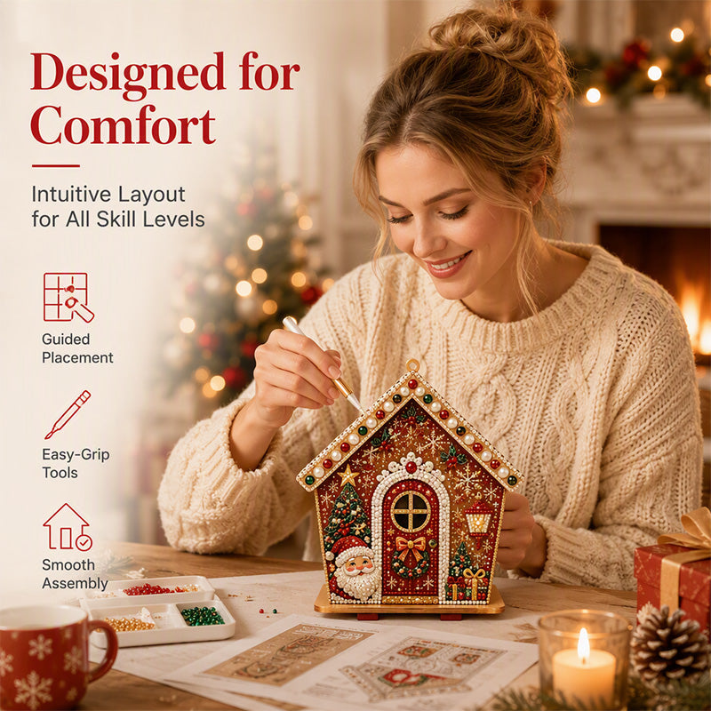 🎄 Last Day Special Price £19.99!🎅 3D Pearl Art Christmas Kit — Sparkling DIY Holiday Decor