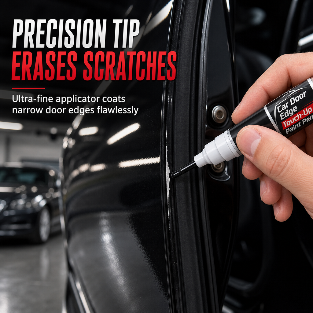 🖊️🚘 Black Auto Scratch Touch-Up Pen – Precision Paint for Small Chips & Marks