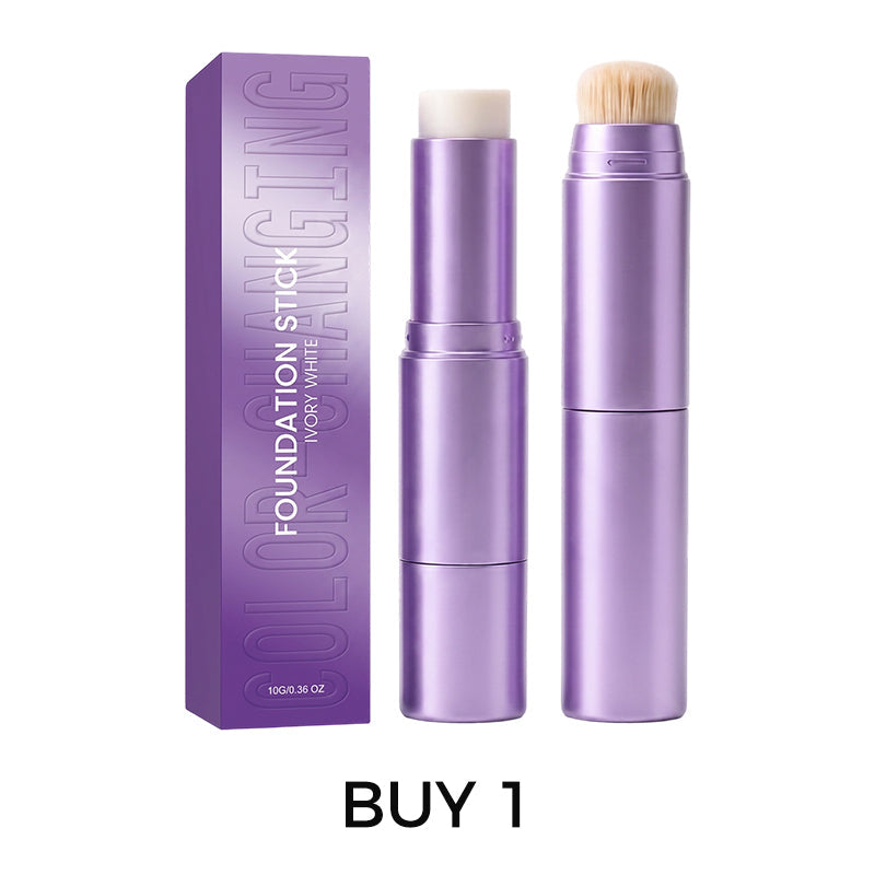 2-in-1 foundation stick that changes colour
