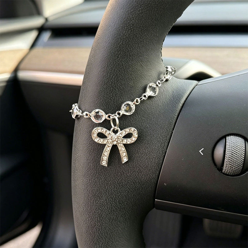 🏆 Last Day Special Price £9.99 ! 🎁Vintage Alloy Car Interior Charm – Cross & Star Pendant
